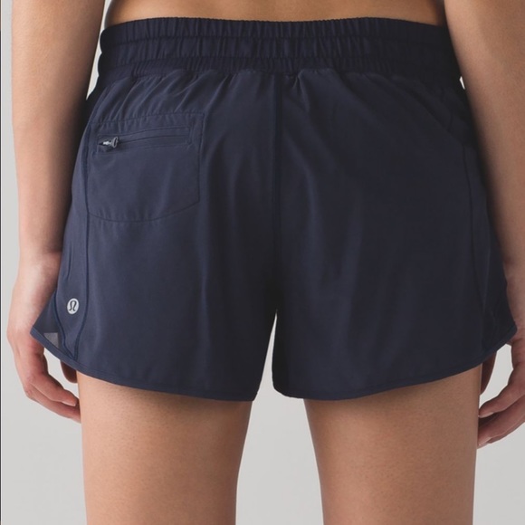 lululemon athletica Pants - Lululemon Hotty Hot Short (Long 4") Midnight Navy